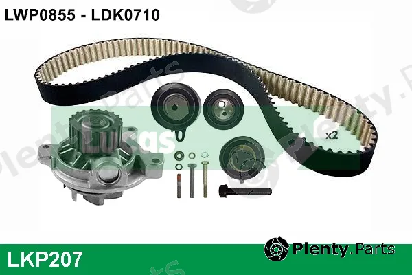 Lucas LKP207 — Water Pump & Timing Belt Kit