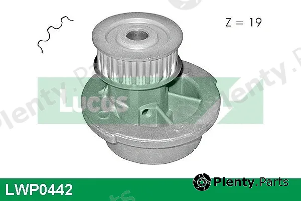Lucas LWP0442 — Water Pump, engine cooling
