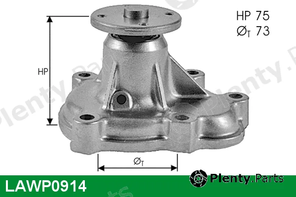 Lucas LAWP0914 — Water Pump, engine cooling