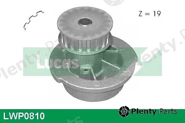 Lucas LWP0810 — Water Pump, engine cooling