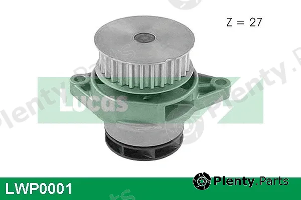 Lucas LWP0001 — Water Pump, engine cooling