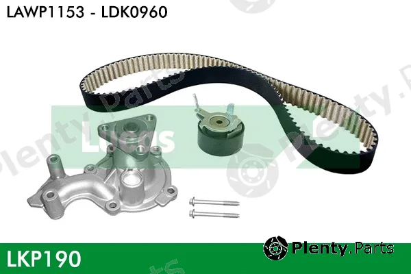 Lucas LKP190 — Water Pump & Timing Belt Kit