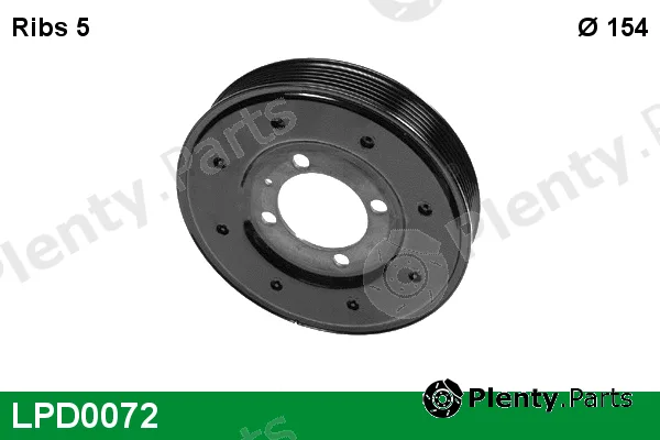 Lucas LPD0072 — Belt Pulley, crankshaft