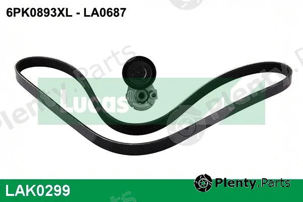 Lucas LAK0299 — V-Ribbed Belt Set