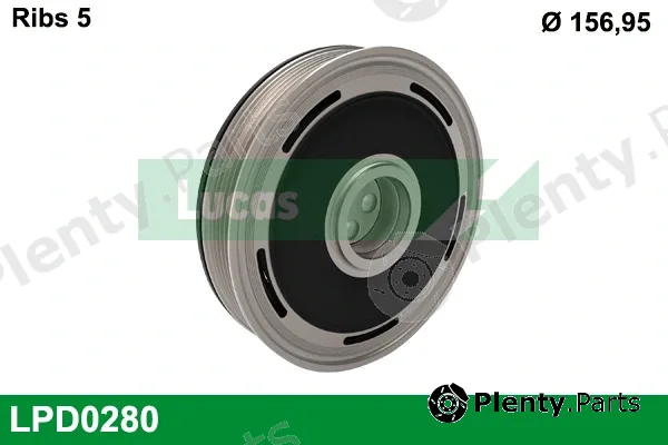 Lucas LPD0280 — Belt Pulley, crankshaft
