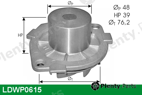 Lucas LDWP0615 — Water Pump, engine cooling