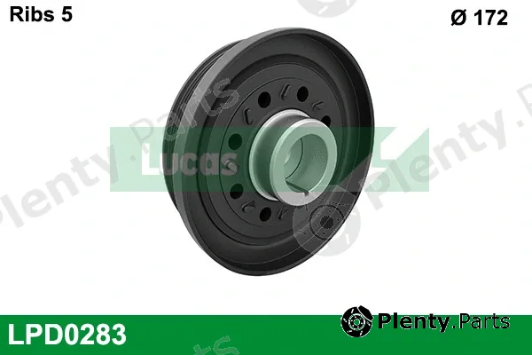 Lucas LPD0283 — Belt Pulley, crankshaft