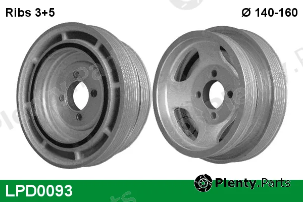 Lucas LPD0093 — Belt Pulley, crankshaft