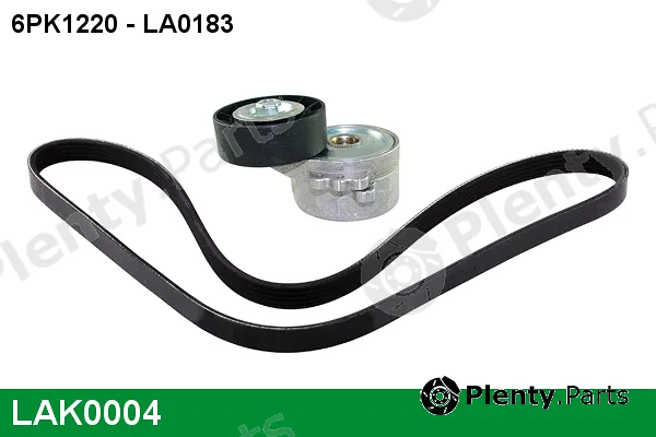 Lucas LAK0004 — V-Ribbed Belt Set