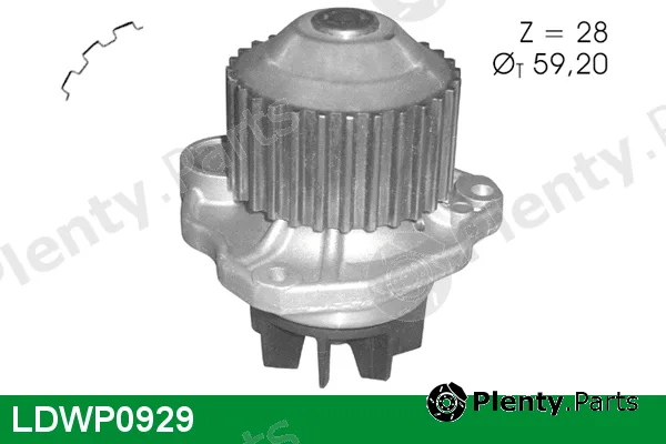 Lucas LDWP0929 — Water Pump, engine cooling