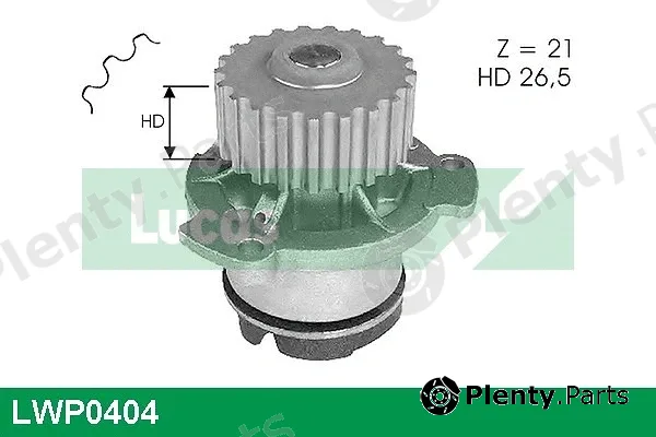 Lucas LWP0404 — Water Pump, engine cooling