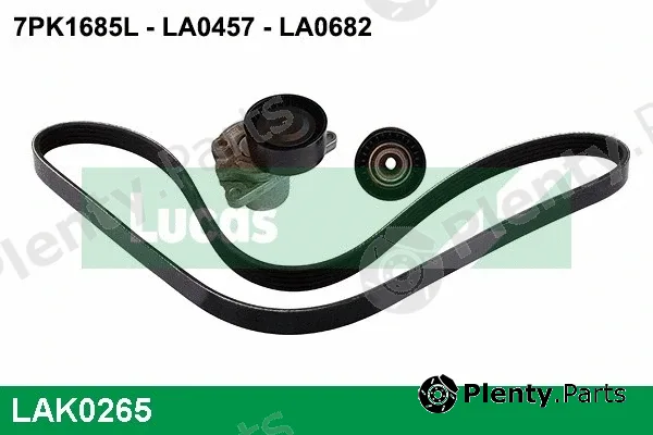 Lucas LAK0265 — V-Ribbed Belt Set