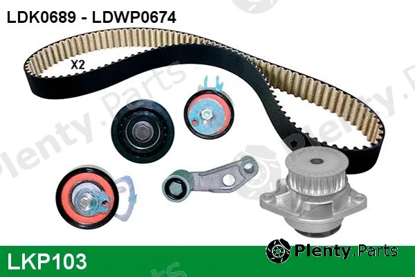 Lucas LKP103 — Water Pump & Timing Belt Kit