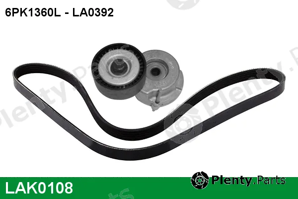 Lucas LAK0108 — V-Ribbed Belt Set