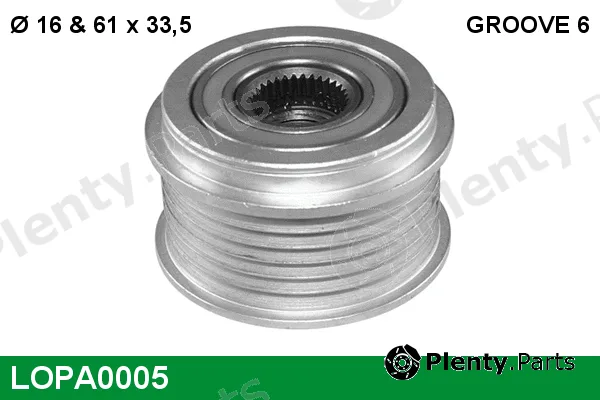 Lucas LOPA0005 — Alternator Freewheel Clutch