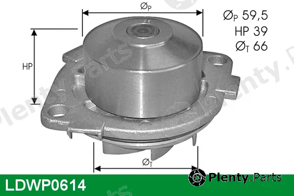 Lucas LDWP0614 — Water Pump, engine cooling