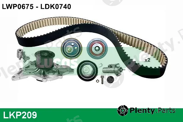Lucas LKP209 — Water Pump & Timing Belt Kit