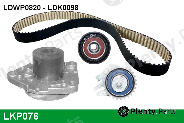 Lucas LKP076 — Water Pump & Timing Belt Kit