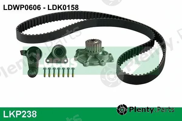 Lucas LKP238 — Water Pump & Timing Belt Kit