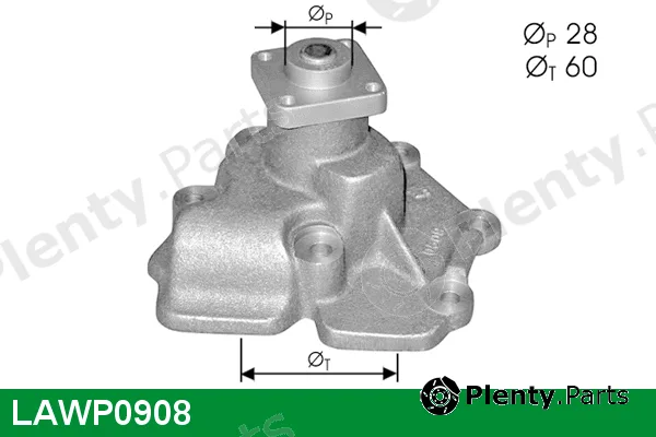 Lucas LAWP0908 — Water Pump, engine cooling