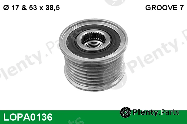 Lucas LOPA0136 — Alternator Freewheel Clutch