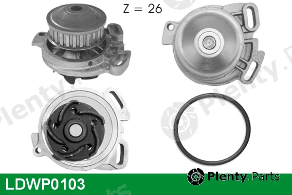 Lucas LDWP0103 — Water Pump, engine cooling