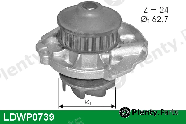 Lucas LDWP0739 — Water Pump, engine cooling