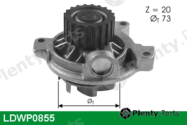 Lucas LDWP0855 — Water Pump, engine cooling