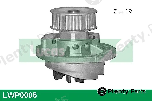 Lucas LWP0005 — Water Pump, engine cooling