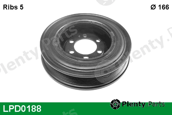 Lucas LPD0188 — Belt Pulley, crankshaft