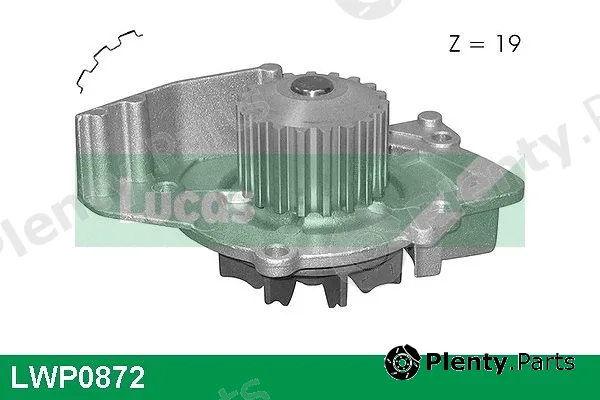 Lucas LWP0872 — Water Pump, engine cooling