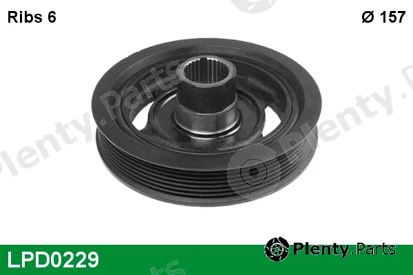 Lucas LPD0229 — Belt Pulley, crankshaft