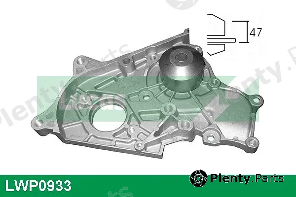 Lucas LWP0933 — Water Pump, engine cooling