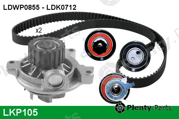 Lucas LKP105 — Water Pump & Timing Belt Kit