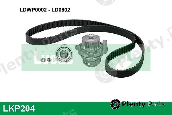 Lucas LKP204 — Water Pump & Timing Belt Kit