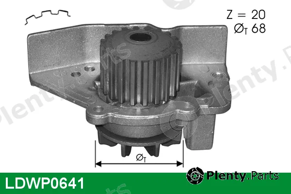 Lucas LDWP0641 — Water Pump, engine cooling