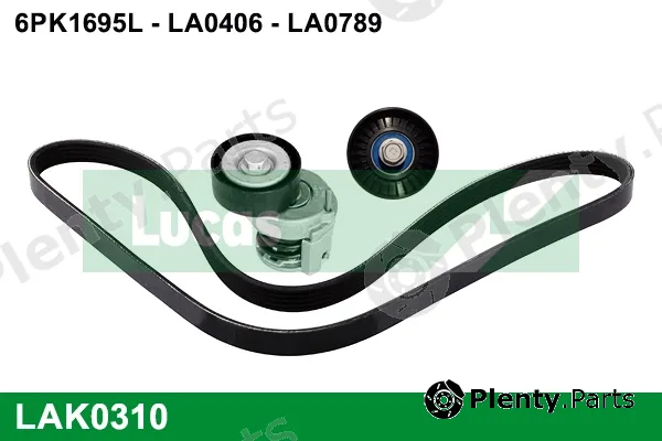 Lucas LAK0310 — V-Ribbed Belt Set