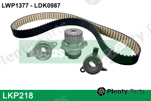 Lucas LKP218 — Water Pump & Timing Belt Kit