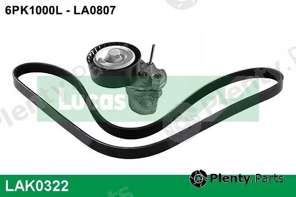 Lucas LAK0322 — V-Ribbed Belt Set