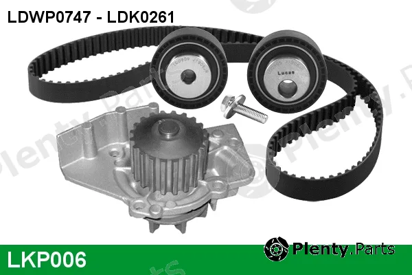 Lucas LKP006 — Water Pump & Timing Belt Kit