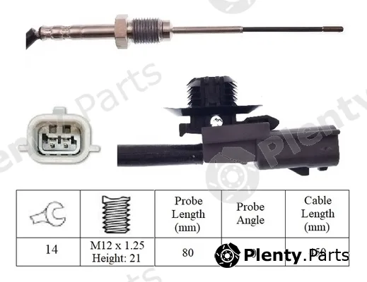 Lucas LGS7012 — Sensor, exhaust gas temperature
