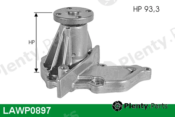 Lucas LAWP0897 — Water Pump, engine cooling