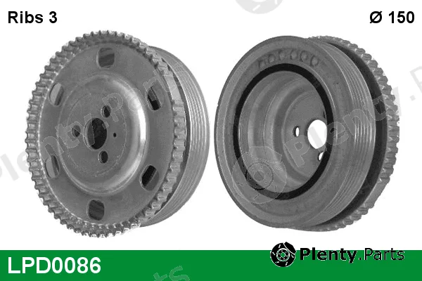 Lucas LPD0086 — Belt Pulley, crankshaft