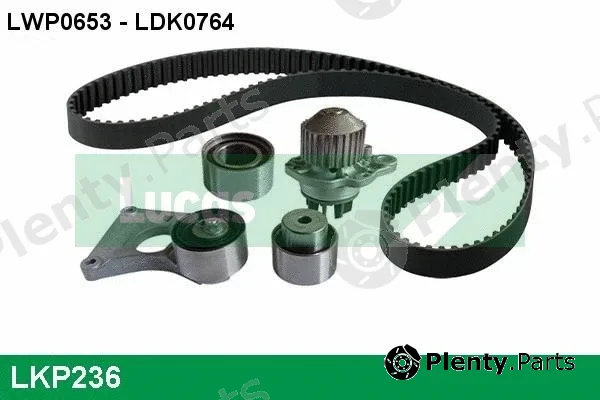 Lucas LKP236 — Water Pump & Timing Belt Kit