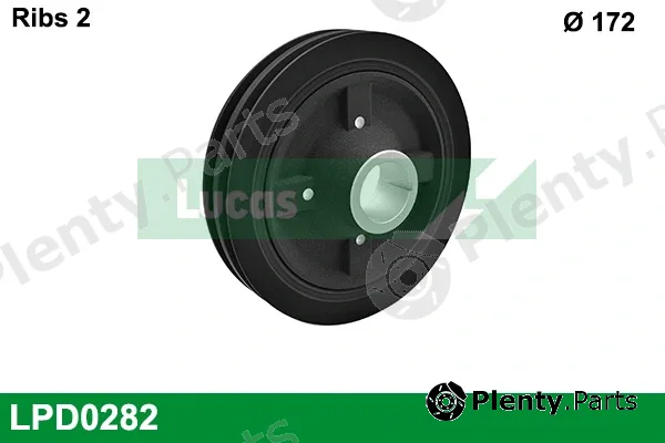 Lucas LPD0282 — Belt Pulley, crankshaft