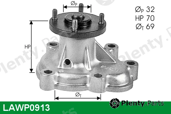 Lucas LAWP0913 — Water Pump, engine cooling