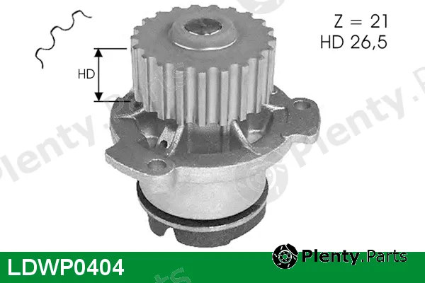 Lucas LDWP0404 — Water Pump, engine cooling