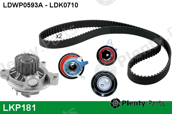 Lucas LKP181 — Water Pump & Timing Belt Kit