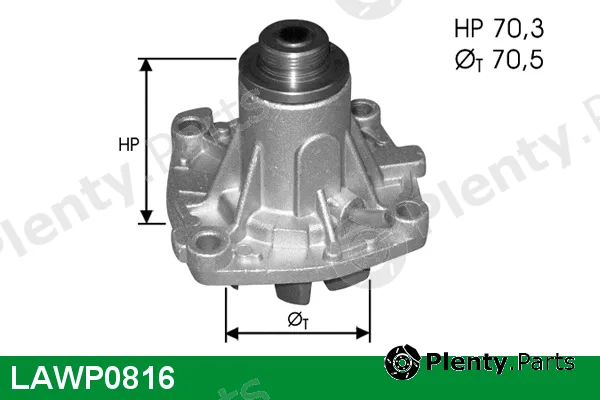 Lucas LAWP0816 — Water Pump, engine cooling