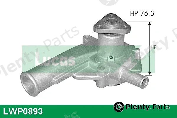 Lucas LWP0893 — Water Pump, engine cooling